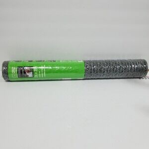 Everbilt Poultry Netting 2ft x 25ft Silver New Galvanized Hexagonal Mesh